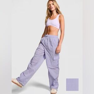 PINK Victoria's Secret Parachute Cargo Pants